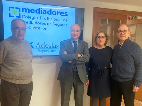 SegurCaixa Adeslas y el Colegio de Mediadores de Seguros de Castellón renuevan su colaboración